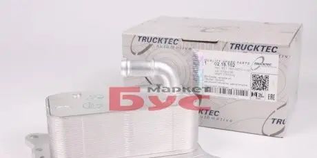 0218102 Радіатор масляний MB Sprinter OM651 2.2CDI (теплообмінник) TRUCKTEC підбір по vin на Brocar
