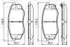 0986494692 Тормозн.колодки передн.ix20,Kia Soul II 10- BOSCH підбір по vin на Brocar