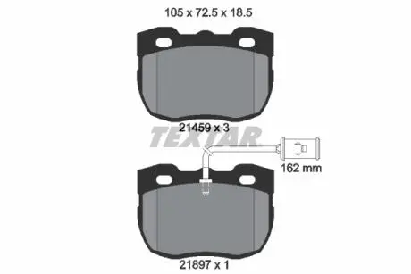 2145902 KLOCKI HAM. LAND ROVER P. DISCOVERY 94- TEXTAR підбір по vin на Brocar