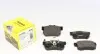 2443402 Колодки тормозные (задние) Honda Accord /CR-V 06- (Nissin) Q+ TEXTAR підбір по vin на Brocar