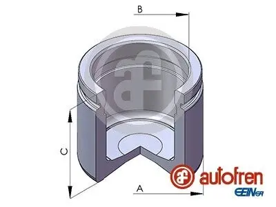 D025645 TŁOCZEK HAM. BMW T. 3 E46 2,5-3,0 00-05 AUTOFREN підбір по vin на Brocar