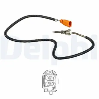 TS30106 CZUJNIK TEMP. SPALIN AUDI A4 2,0TDI 04- DELPHI підбір по vin на Brocar