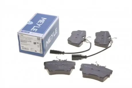 0252322416W Колодки гальмівні (задні) VW T4 1.8-2.8 90-03 (з датчиком) MEYLE підбір по vin на Brocar
