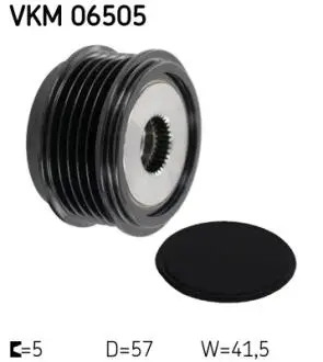 VKM06505 Шків генератора HY i20, i30, ix35 08- SKF підбір по vin на Brocar