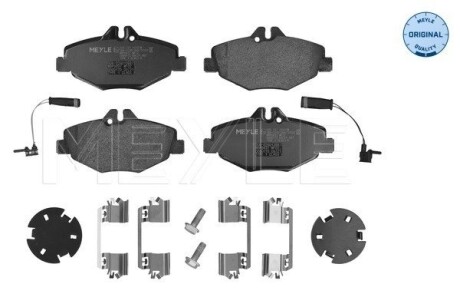 0252374320W Комплект тормозных колодок, дисковый тормоз MEYLE подбор по vin на Brocar