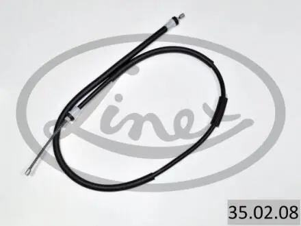 350208 Трос ручного гальма зад. L Renault Clio III 1.2-2.0 16V S 06.05- LINEX підбір по vin на Brocar