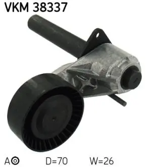 VKM38337 Натяжитель ремня X5/6 3.0d 07- SKF підбір по vin на Brocar