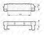 Радиатор интеркулера BMW X3 (F25)/X4 (F26) 1.6/2.0/2.0D 10- 30524