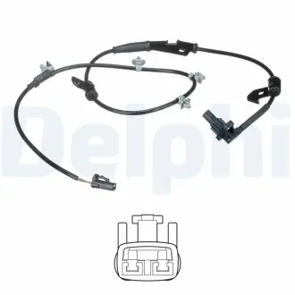 SS20531 Датчик ABS HYUNDAI P. COUPE 1,6 06- PR DELPHI підбір по vin на Brocar