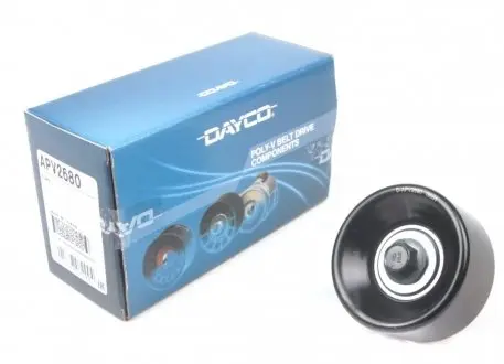 APV2680 Ролик генератора Ford Transit 2.4 DI/TDCi 00- (паразитный) (76х37) DAYCO підбір по vin на Brocar