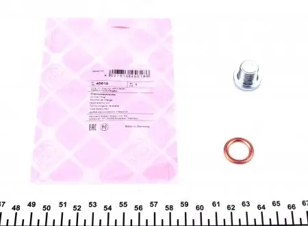 45618 Пробка поддона картера сливная Citroen Berlingo/Fiat Ducato 98- FEBI BILSTEIN подбор по vin на Brocar