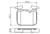 0986494701 KLOCKI HAM. BMW P. 1/2/3/4 1,5-3,0 11- BOSCH підбір по vin на Brocar