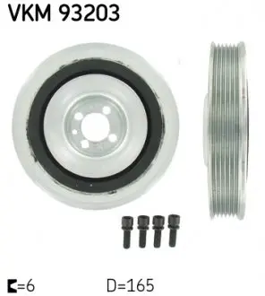 VKM93203 Шкив коленвала Bravo,Doblo 1.9JTD SKF подбор по vin на Brocar
