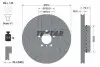 92265425 Диск тормозной (передний) BMW 3 (F30/F80)/4 (F32/F82) 11- (370x30) (с прорезом) (вент.) PRO+ TEXTAR підбір по vin на Brocar