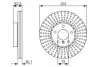 Диск гальмівний (передній) BMW X5 (E70/F15) 07-/X6 (F16/F86) 10- (332x30) (з покриттям) (вентил.) 0 986 479 624