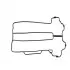 Прокладка кришки клапанів Opel Corsa 1.0 12V 03- 43629
