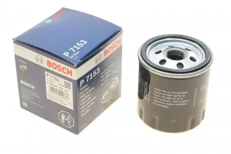 F026407153 Фільтр масляний Seat Ibiza IV/Skoda Fabia/Rapid/VW Polo 1.4TDI 14- BOSCH підбір по vin на Brocar