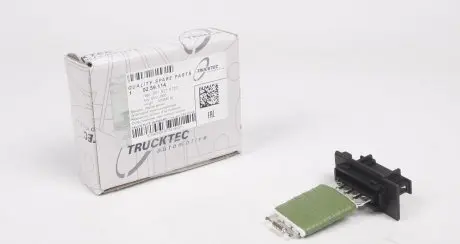 0259114 Реостат печки MB Sprinter CDI/VW LT 96-06/VW Caddy 03- (4 контакта) TRUCKTEC подбор по vin на Brocar