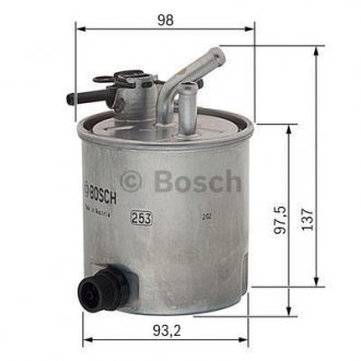 F026402059 Фильтр топлива BOSCH подбор по vin на Brocar