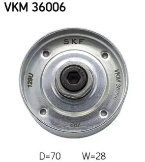 VKM36006 Обводний ролик SKF підбір по vin на Brocar