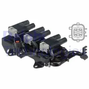 GN1046212B1 Котушка запалення HYUNDAI TUCSON 2,7 04- DELPHI підбір по vin на Brocar