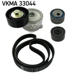 VKMA33044 К-т поліклинового ременя (ремінь + 3 ролика) Jumpy 2,0HDI SKF підбір по vin на Brocar