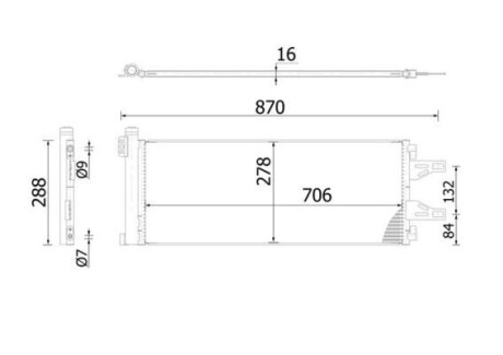 AC368000S Радіатор кондиціонера Citroen Jumper/Peugeot Boxer 06- MAHLE / KNECHT підбір по vin на Brocar