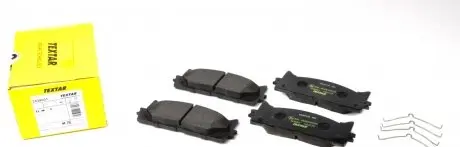 2435001 Колодки тормозные (передние) Toyota Camry/Lexus ES 01- (Akebono) TEXTAR подбор по vin на Brocar