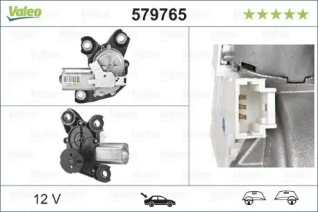 579765 Двигун склоочисника VALEO підбір по vin на Brocar