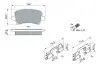 0986494213 Тормозные колодки дисковые задн. Galaxy 06-, Volvo S80, V70 BOSCH підбір по vin на Brocar