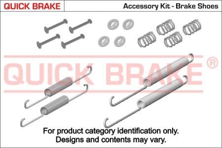 1050887 Комплект пружинок колодок ручника Kia Sportage/Hyundai Tucson 04- QUICK BRAKE підбір по vin на Brocar