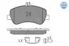 0252486720 Колодки тормозные дисковые X204 GLK220-350 08- MEYLE підбір по vin на Brocar