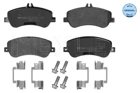 0252486720 Колодки тормозные дисковые X204 GLK220-350 08- MEYLE підбір по vin на Brocar