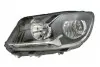 Фара левая H7/H15, эл.рег., с моторч., черная рамка, (Touran, Caddy 10-) [DEPO] 441-11G1LMLDEM2