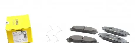 2445201 Колодки тормозные (передние) Lexus RX 08-/ Toyota Camry 17- (Advics) (166.8x59.3x17.5) TEXTAR подбор по vin на Brocar
