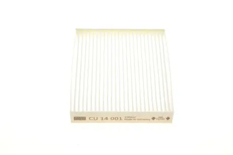 CU14001 Фільтр салону MANN підбір по vin на Brocar