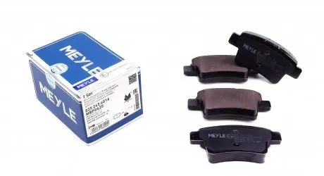 0252454016 Колодки тормозные (задние) Citroen C4/Peugeot 408 06- (Bosch) Q+ MEYLE подбор по vin на Brocar