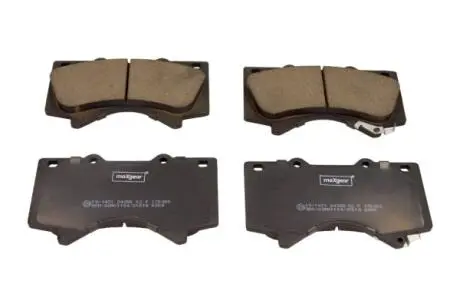 191471 Комплект гальмівних колодок, дискове гальмо MAXGEAR підбір по vin на Brocar