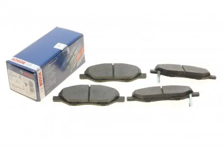 0986494867 Колодки гальмівні (передні) Nissan Micra II/III/Note/Tiida 04-13 BOSCH підбір по vin на Brocar
