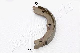 GF115AF Колодки ручн. торм. X-Trail 01- (172*22) JAPANPARTS підбір по vin на Brocar