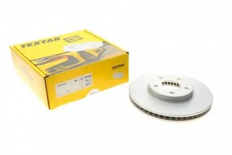 92303405 Диск гальмівний (передній) Ford Focus IV 18- (282x27) PRO+ TEXTAR підбір по vin на Brocar