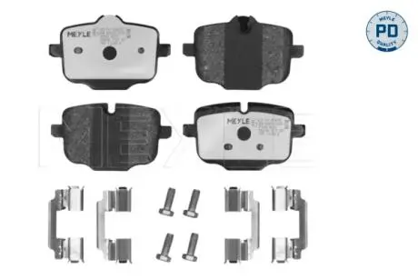 0252470318PD Колодки тормозные (задние) BMW 5 (F10/F11)/6 (F12/F13)/ 7 (G11/G12)/ X5 (G05)/ X6 (G06)/ X7 (G07)10- MEYLE підбір по vin на Brocar