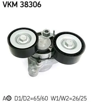 VKM38306 Ролик модуля натягувача ременя SKF підбір по vin на Brocar