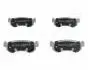 PPW02AF Тормозные колодки задн.Lacetti,Daewoo Nubira JAPANPARTS підбір по vin на Brocar