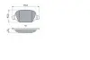 0986424553 Колодки гальмівні (задні) Alfa Romeo 147/156/Fiat Linea/Lancia Lybra 99- BOSCH підбір по vin на Brocar