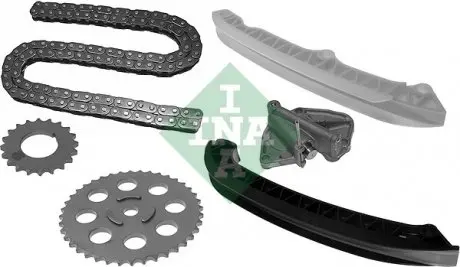 559007810 Комплект ланцюга ГРМ Skoda Fabia 1.2i 01-08, 40/44kw, AWY/BMD/BBM/CHFA INA підбір по vin на Brocar
