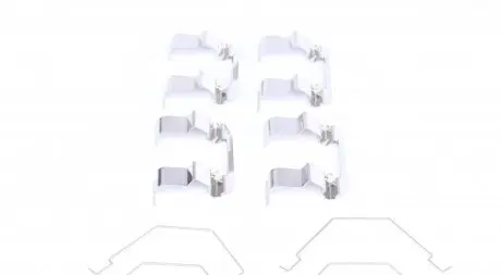 1091158 Монтажний компл.,гальм.колодки QUICK BRAKE підбір по vin на Brocar