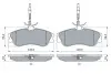 0986424223 Тормозные колодки к-кт. BOSCH підбір по vin на Brocar