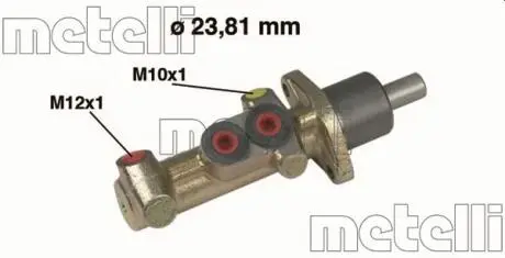 050386 Главный тормозной цилиндр METELLI підбір по vin на Brocar