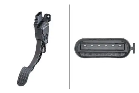 6PV010834811 PEDAŁ GAZU VOLVO S80 1,6 10- AUTOMAT HELLA подбор по vin на Brocar